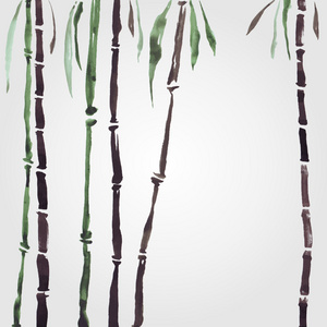 竹子在中式风格