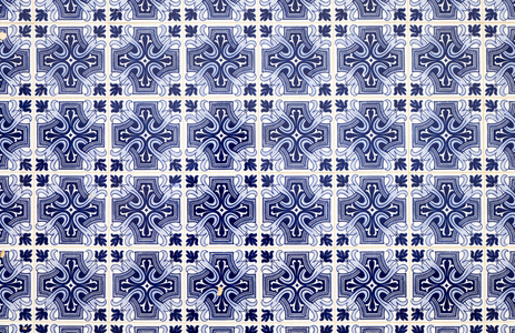 traditionell 蓝色葡萄牙瓷砖