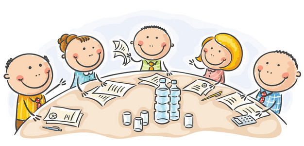 圆桌会议讨论图片