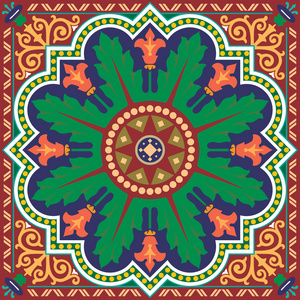 中东经典方巾图案图片