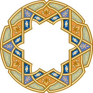 中东经典方巾图案图片