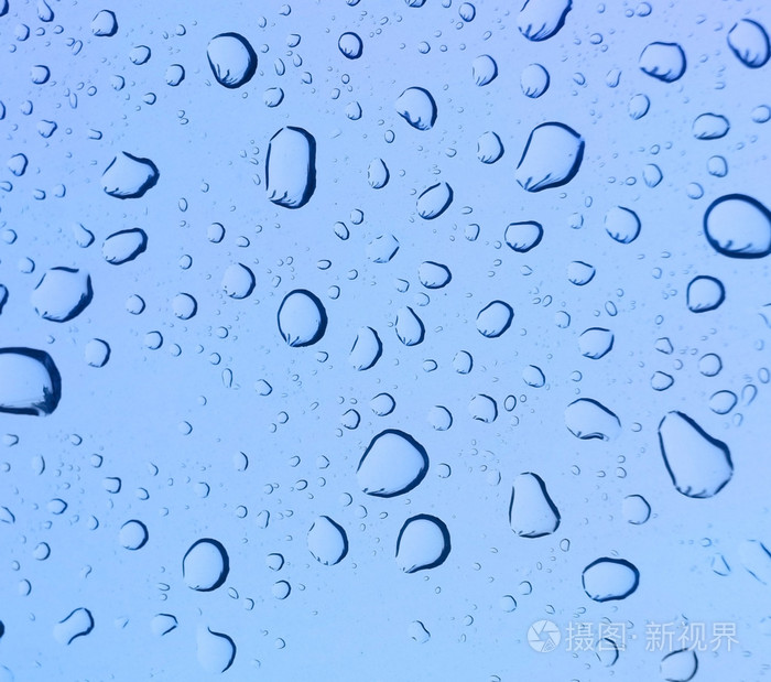 蓝色水珠