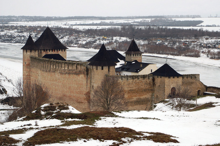 在 hotin，乌克兰的城堡