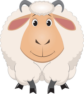 卡通羊可爱的树懒睡眠标志zzz. 跳羊. 睡不着睡觉的概念. 数羊.