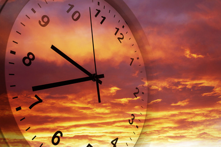 时间的流逝照片