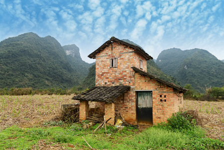 乡村景观与房子