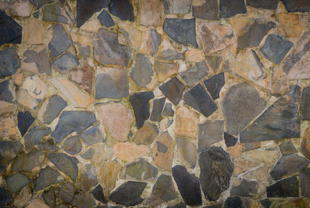 石板石材墙面的背景