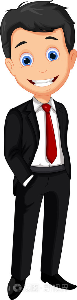 商务男人卡通