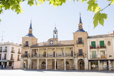市政厅的埃尔布尔戈德 索里亚 西班牙的立面
