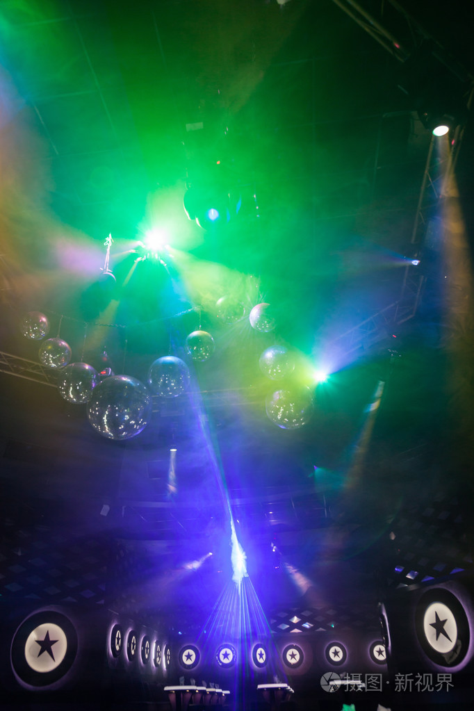 迪斯科灯光秀舞台灯光