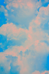 蓝蓝的天空白云