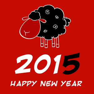 黑羊羊 2015年设计卡的一年
