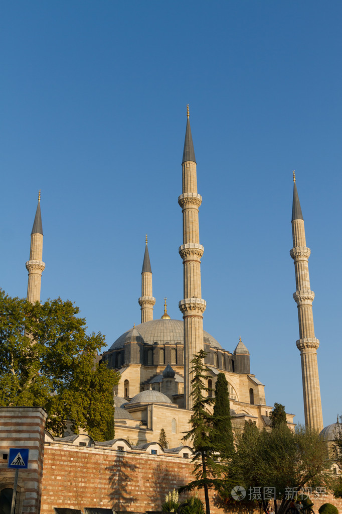 塞利米耶清真寺,埃迪尔内,土耳其照片-正版商用图片1gt6u7-摄图新视界