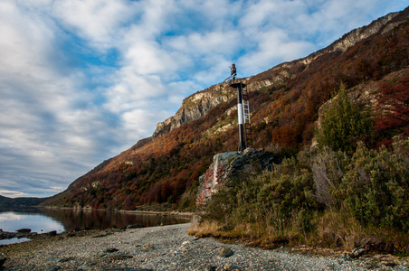 南阿根廷火地岛的风景