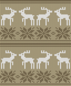 圣诞鹿针织背景