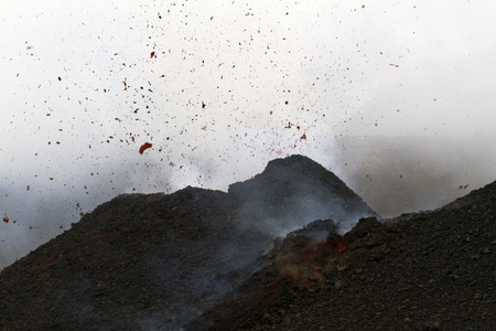 火山爆发