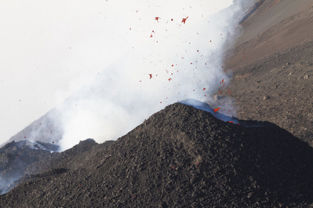 火山口