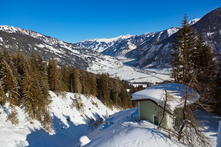 高山滑雪度假村坏 hofgastein奥地利