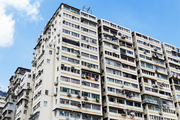 香港的旧公寓
