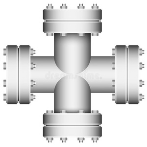 管道。穿越。连接元件。