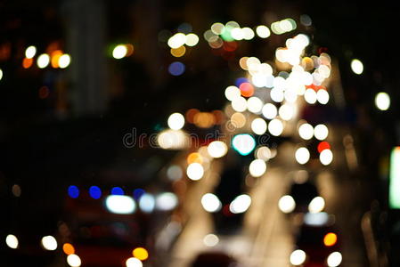大城市的夜灯