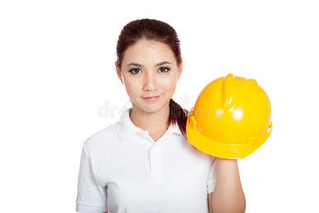 戴好安全帽图片