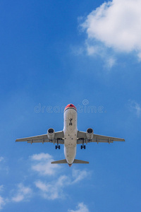 天上的飞机图片