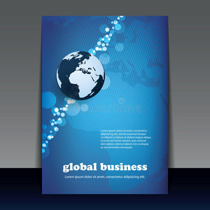 传单或封面设计全球业务