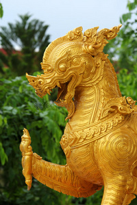 寺庙中的泰国艺术