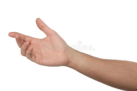 张开手图片