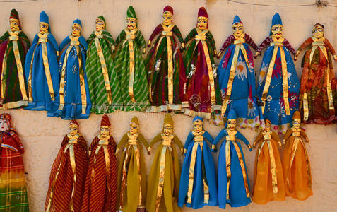 印度手工木偶