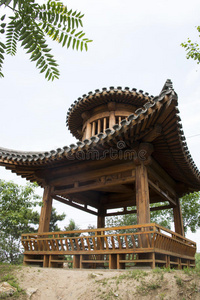 亚洲中国，北京，古色古香的建筑，展馆