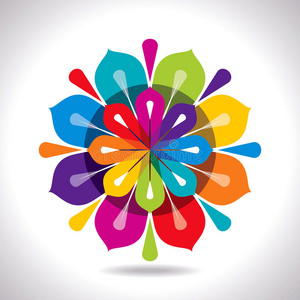 创意抽象色彩设计照片