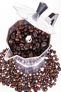 咖啡豆咖啡壶