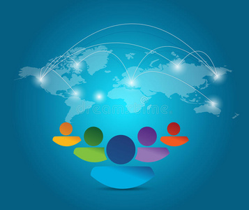 多元化的社区图片