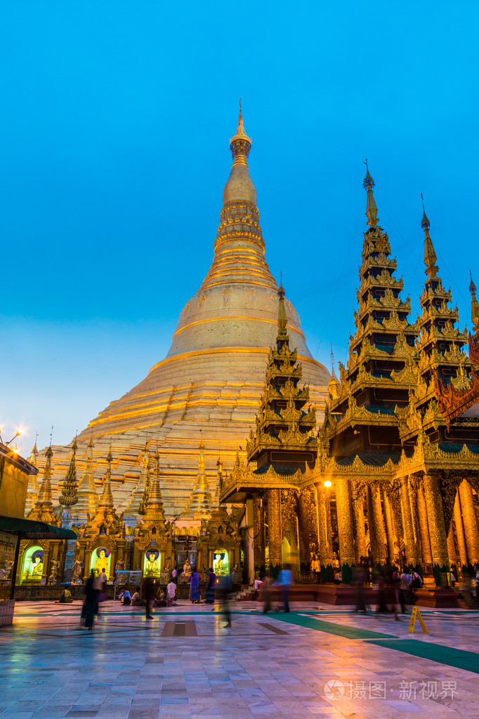 在仰光缅甸大金塔