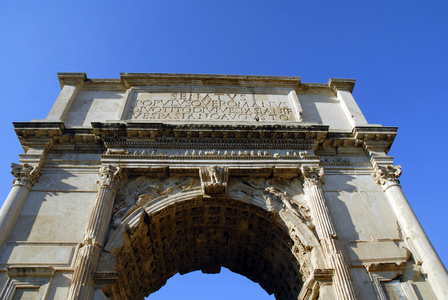 古代有其庙宇和纪念碑论坛是在意大利的罗马城