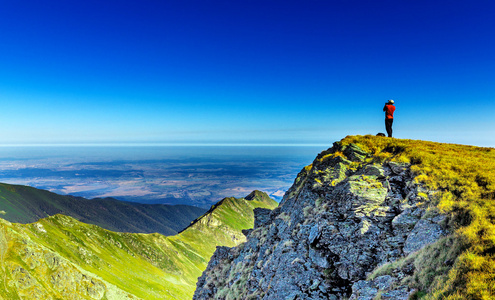 美丽的风景，从 Fagaras 山