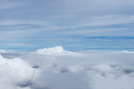 飞机和天空