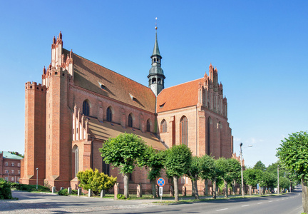 在 Pelplin，波兰大教堂
