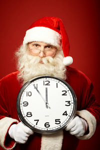 圣诞老人控股时钟
