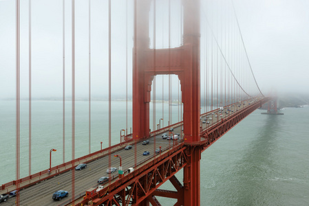 雾，金门大桥，San Francisco