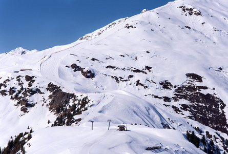 在 Mayrhofen 的滑雪滑雪