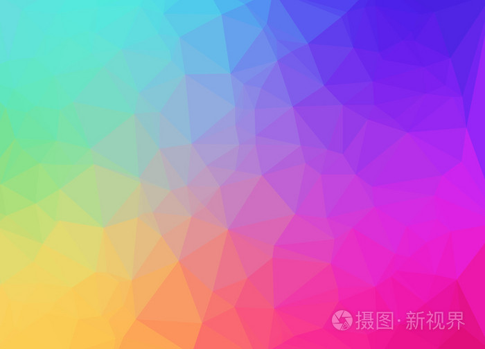 矢量背景抽象, 七彩渐变