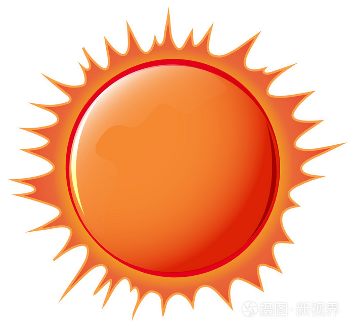 太阳插画-正版商用图片1h1vx4-摄图新视界