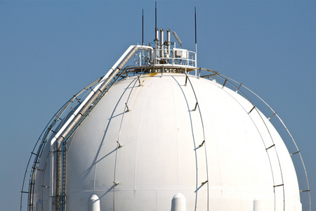 氢气罐球形气罐照片