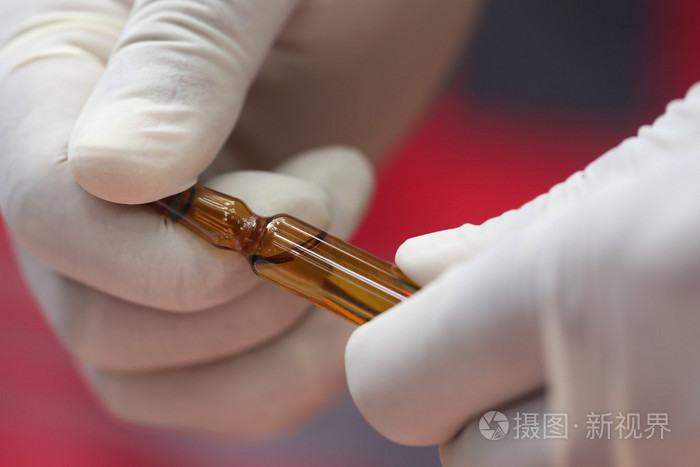 安瓿的特写