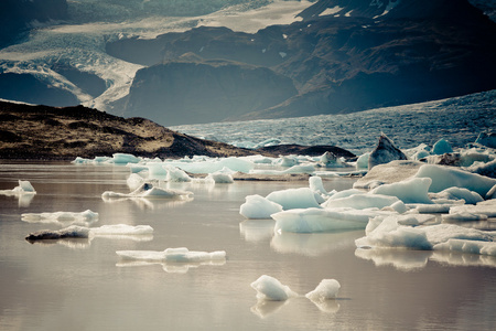 jokulsarlon 冰川泻湖冰岛瓦特纳冰原国家公园