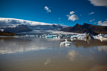 jokulsarlon 冰川泻湖冰岛瓦特纳冰原国家公园