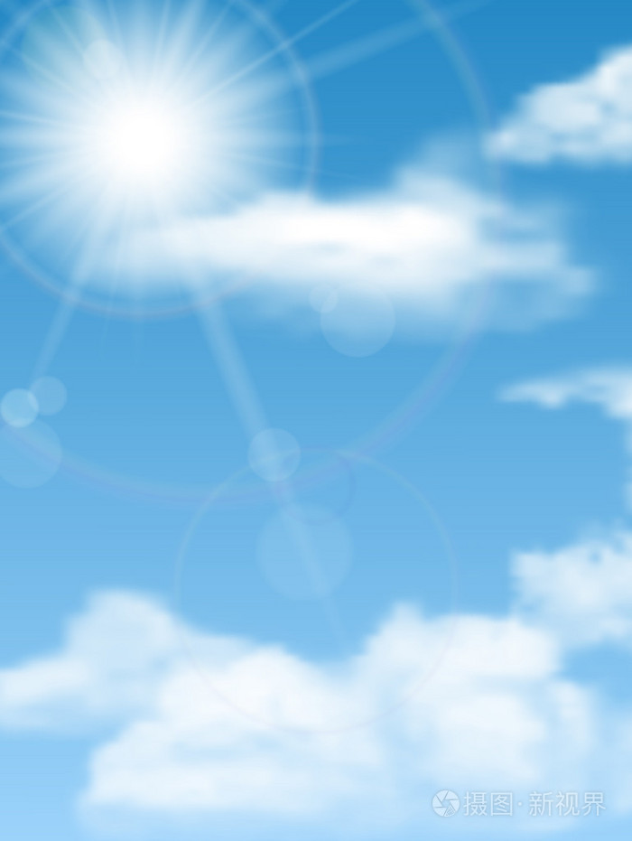 cloudscape,太阳天空